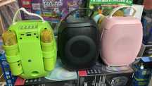 Преносима Bluetooth безжична тонколона JQS 403 с два микрофона