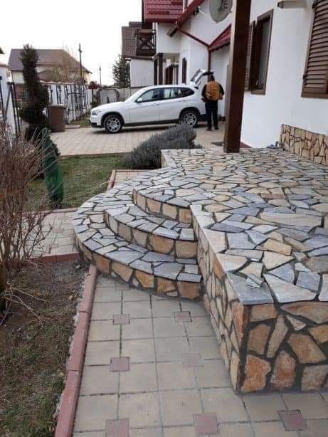 Piatra naturala de munte de Grecia 100%.  Lucrez în toată Țara
