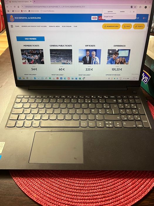 Laptop Lenovo V15 G4 IAH / I5 12500h /SSD / 8 gb