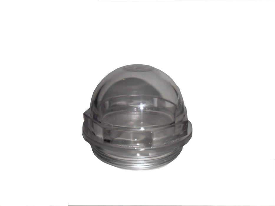 Vizor din plastic cu filet de 3 "