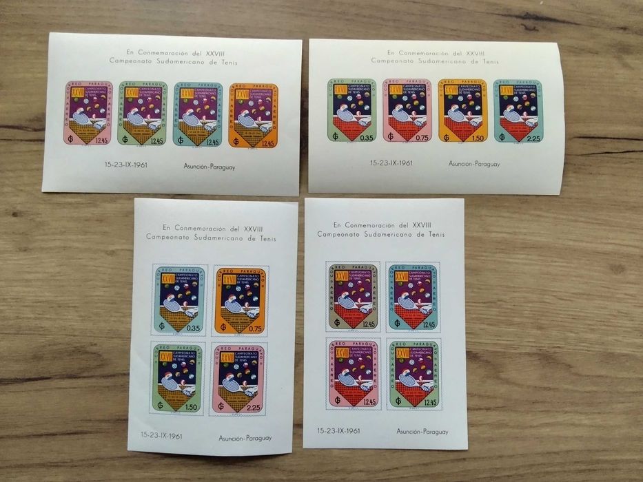 Пощенски марки Парагвай 1961