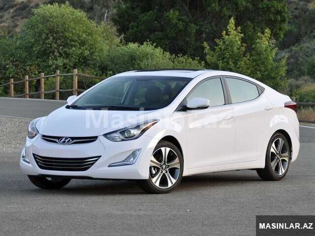 Бампер передний MD Elantra Елантра 2014- Крашенный белый Creamy White