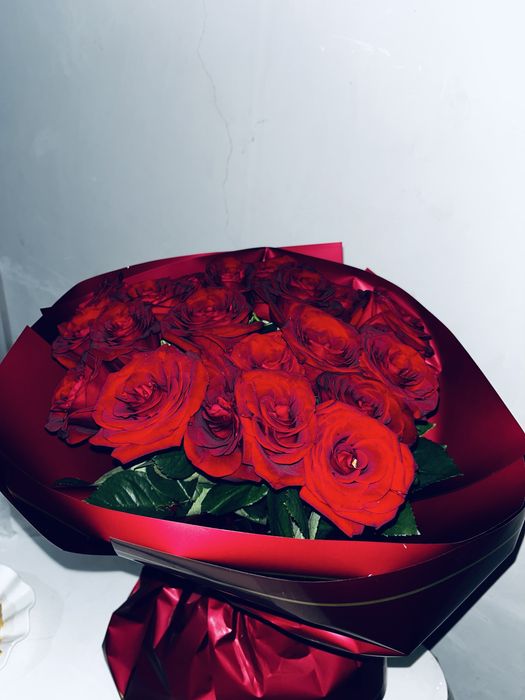 Роза 21 штук цветы