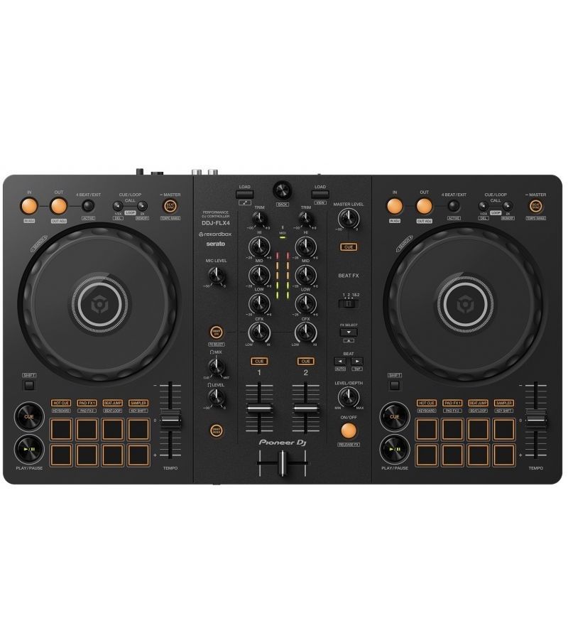 DJ контролер, Pioneer Dj, DDJ-FLX4 с 2 канала, USB