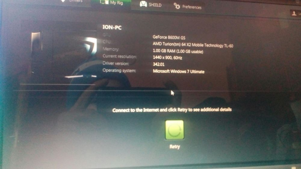 Acer 7520g cu ssd 160Gb