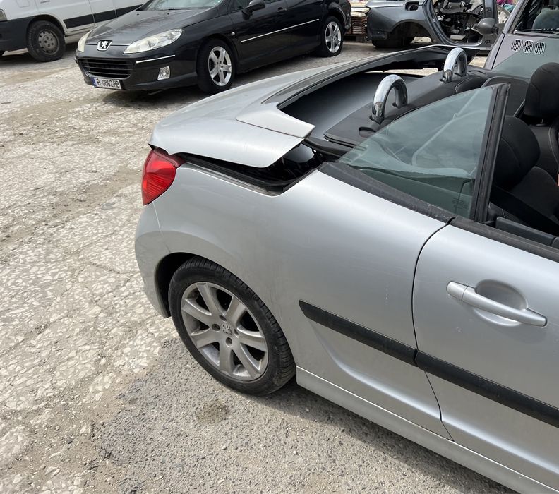 Peugeot 207 cc 1,6 HDI, Пежо 207 2009, За части кабриолет Пежо