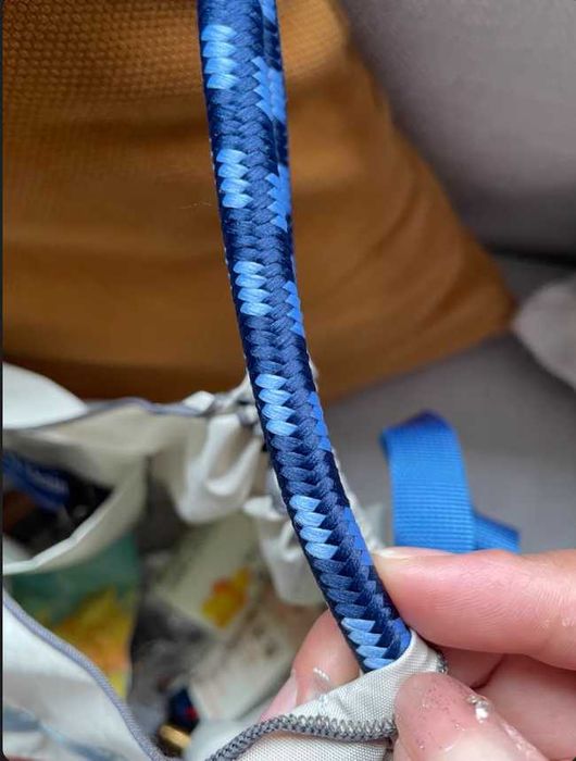 Sacoșă de cumpărături brodată cu lanț japonez ball chain