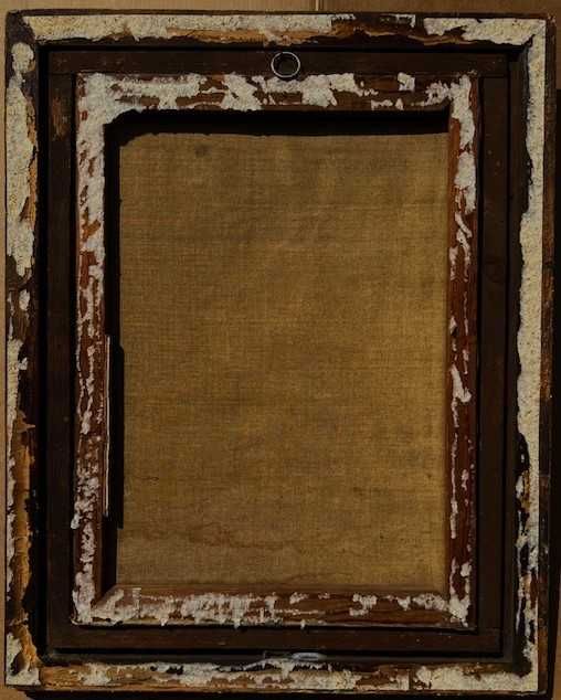 BALERINĂ -Frumos tablou f VECHI, ulei/panza, semnat Peste 80x60cm cu R