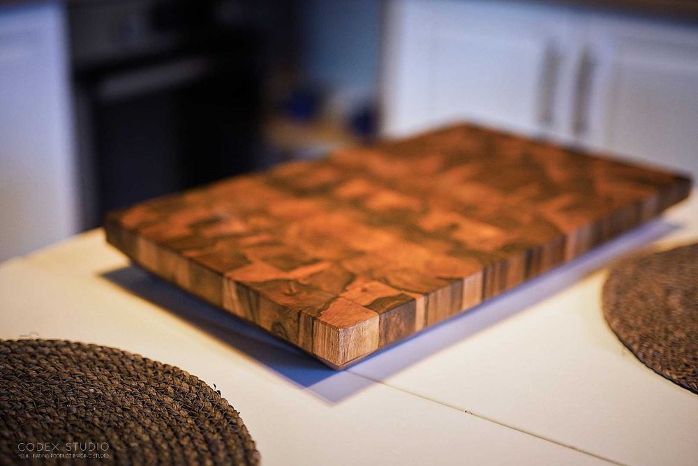 Tocator endgrain din lemn de nuc 50x30x6cm