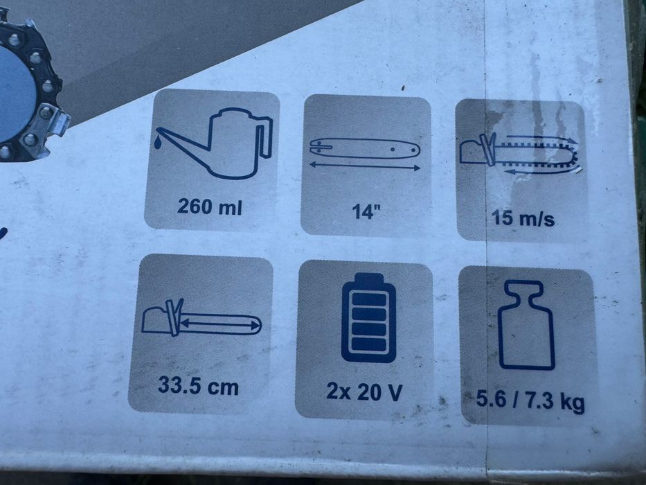 Drujba cu 2 acumulatori  20V 4AH