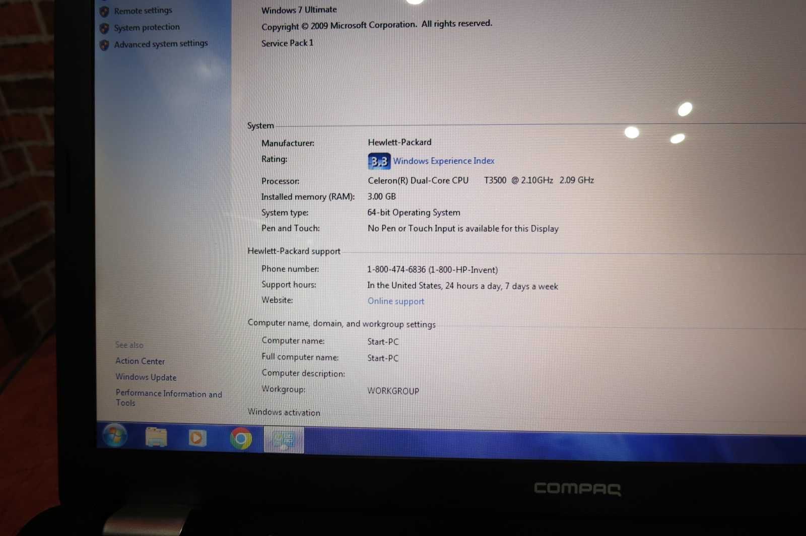 Laptop Compaq Presario CQ56