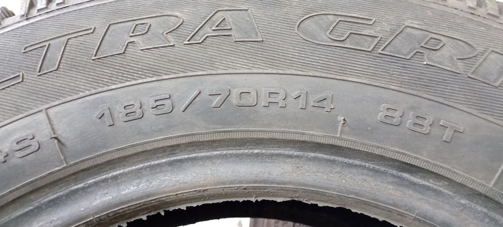 185/70/14 два балона зимняя резина липучка