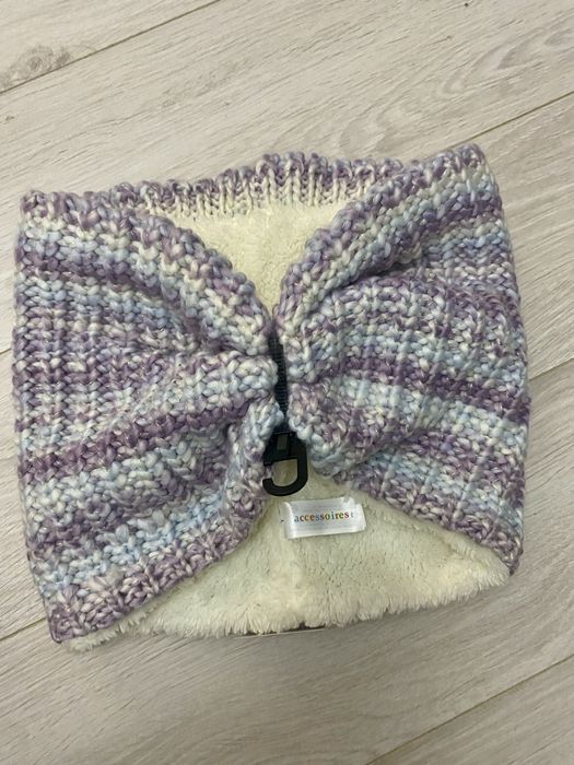 Fular circular super pufos si calduros, nou