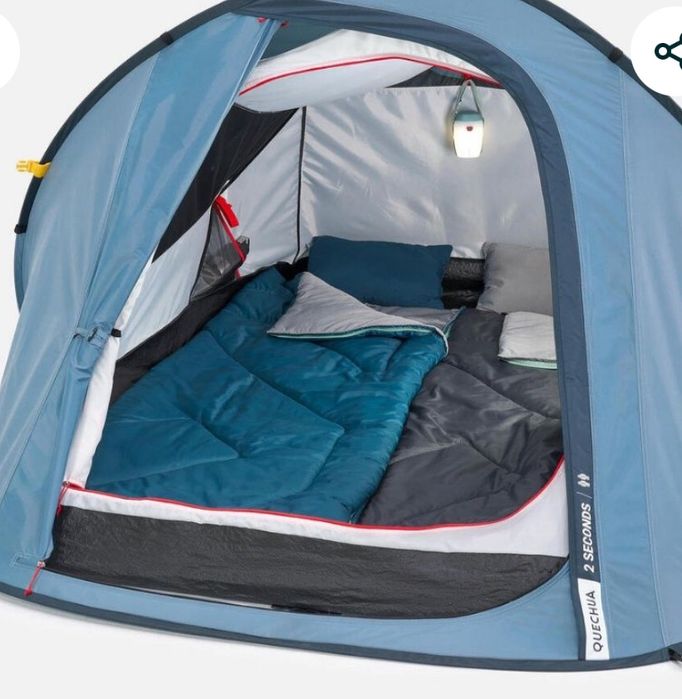 Quechua Cort plus 2 saci de dormit