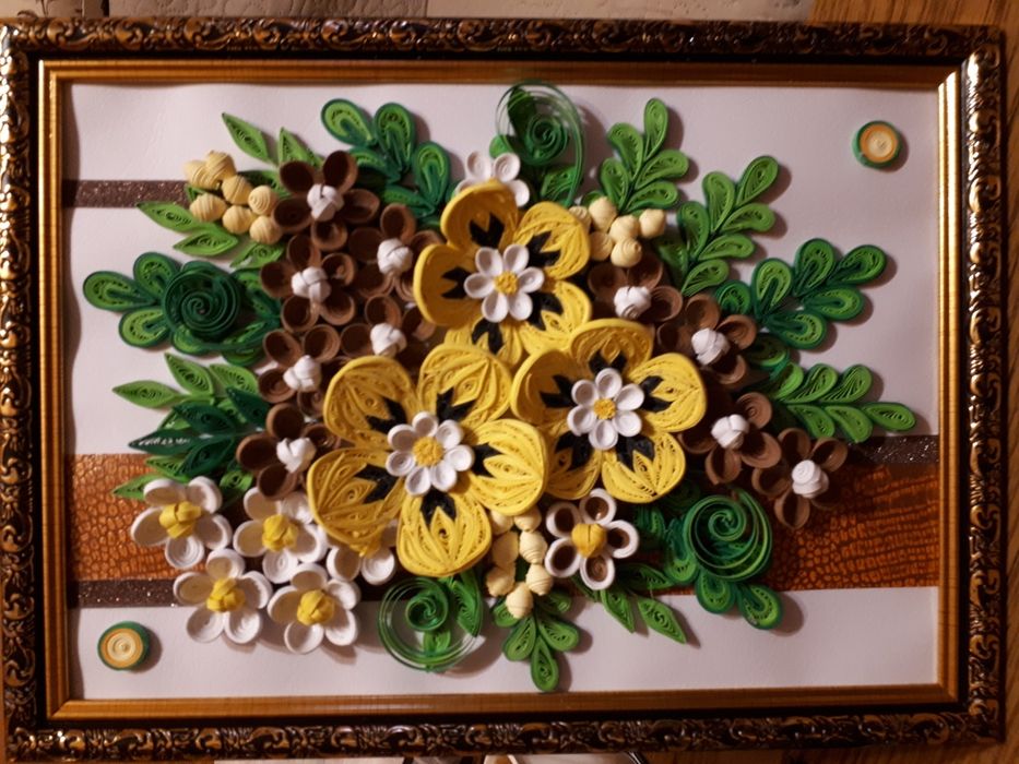 vand tablouri A4 tehnica quilling-rasucitul hartiei