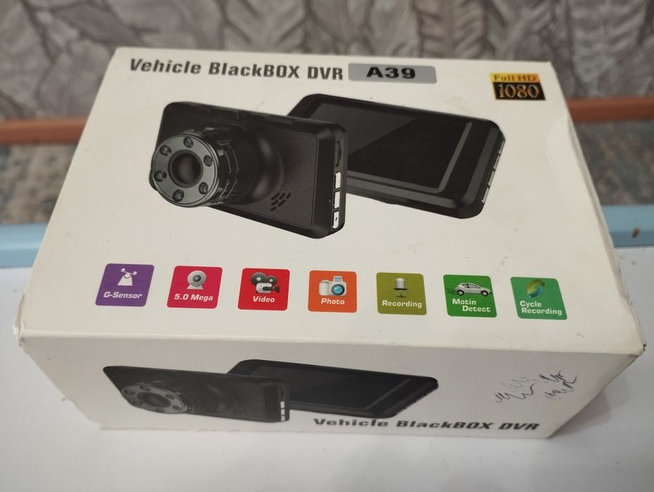 Видеорегистратор Vehicle BlackBOX DVR A39
