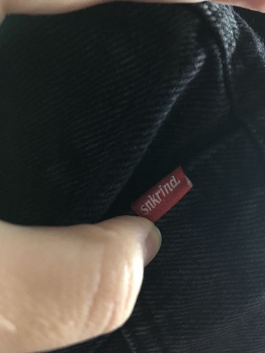 Geacă denim neagră Snkrind x Coca-Cola - marime S