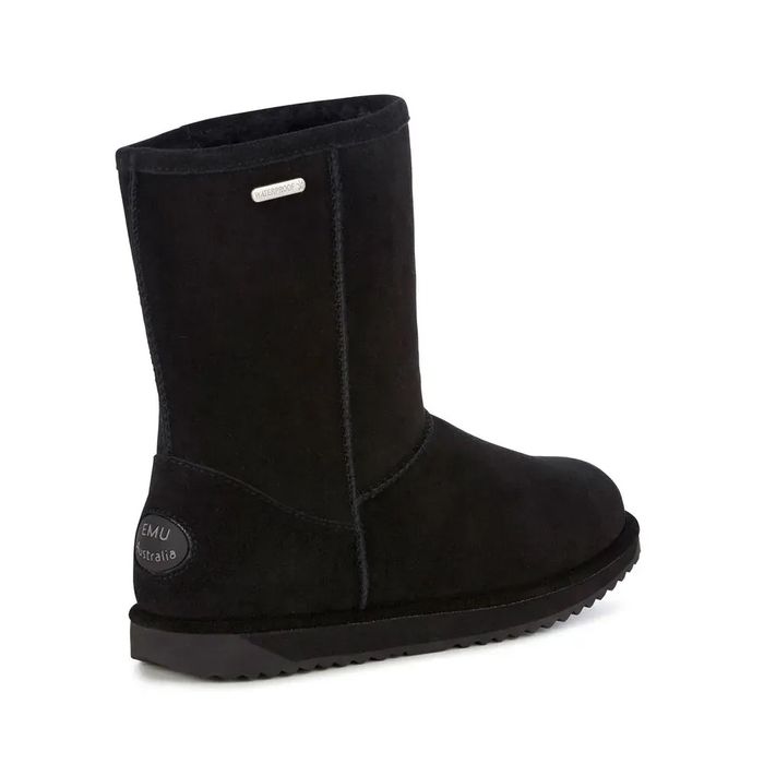 Ghete negre stil UGG imblanite si impermeabile brand Emu 36