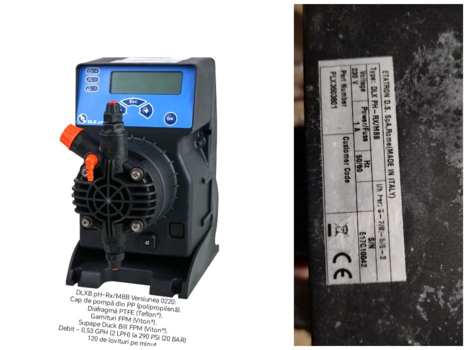 Pompe dozaj ETATRON schimb cu scule Parkside