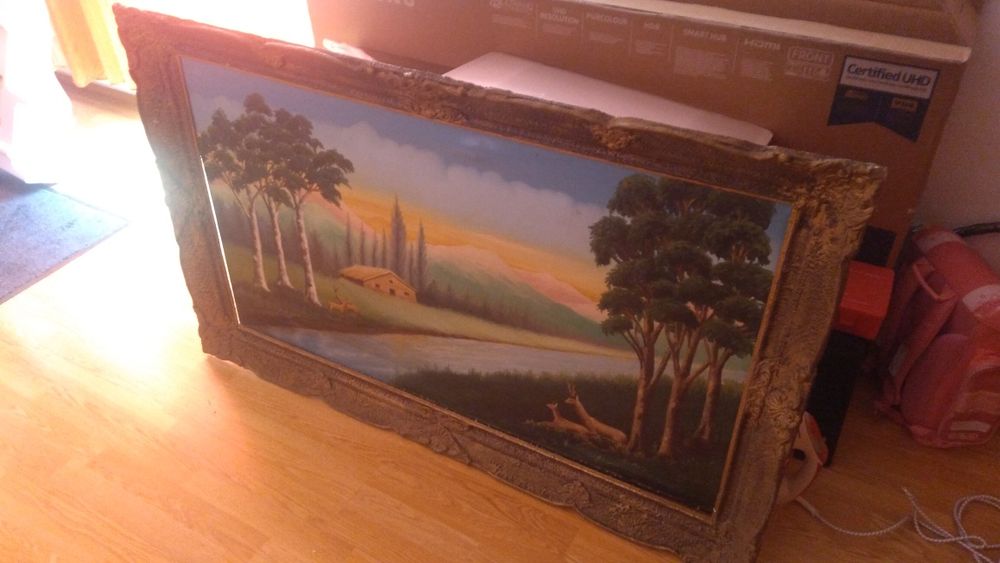 Vînd tablou pictat ulei