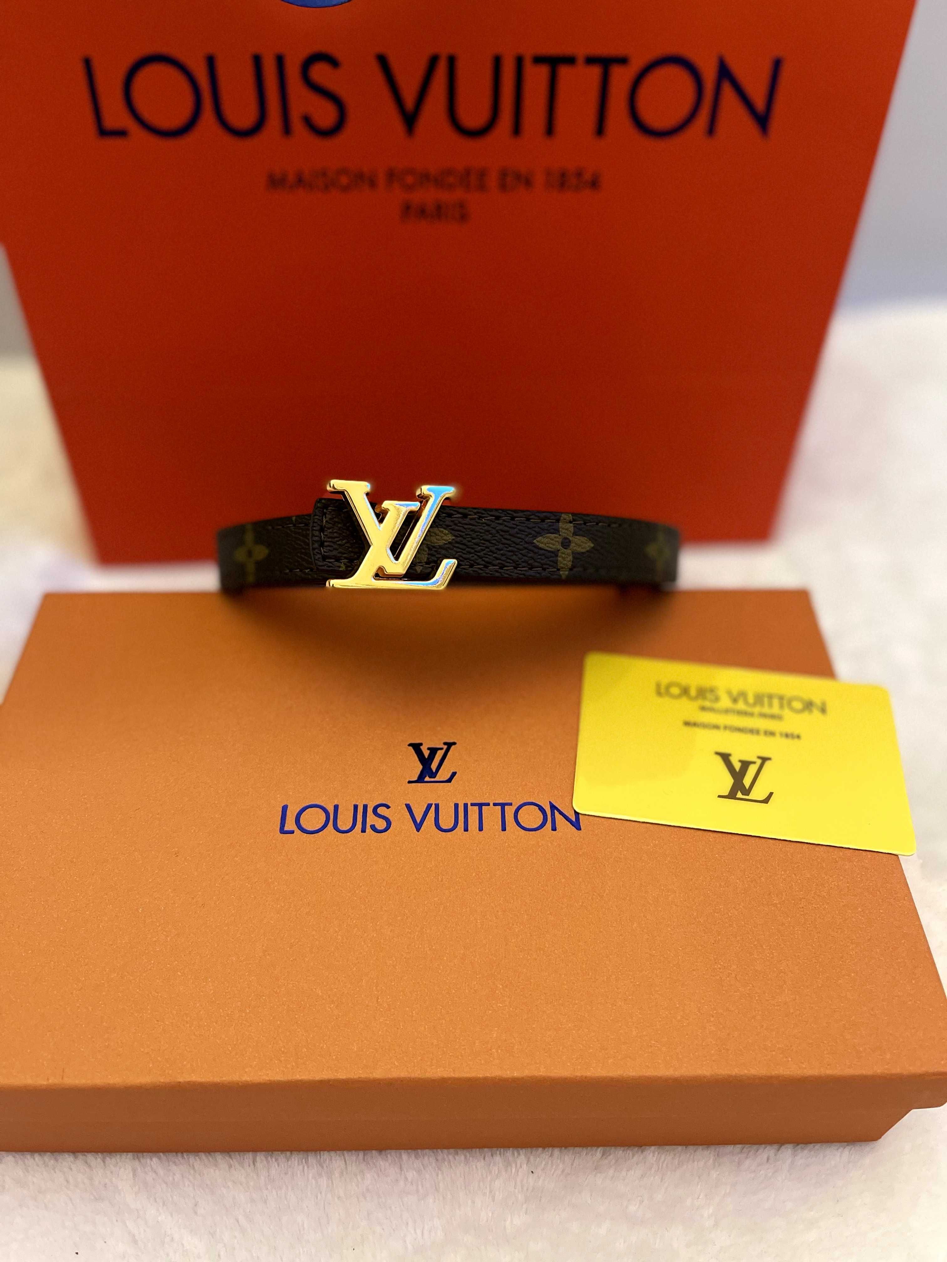 Curea Louis Vuitton Paris maro 100-110cm