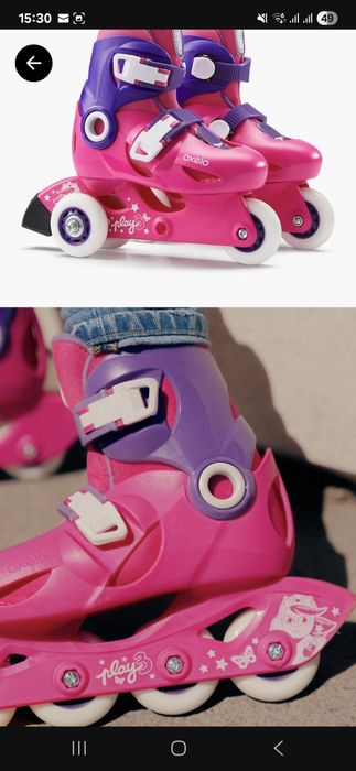 Role Play3 Roz Mov Oxelo Decathlon  Marime 26-27-28