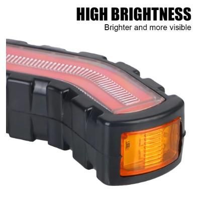 Комплект 2 броя led странични лампи 12-24V червен/бял