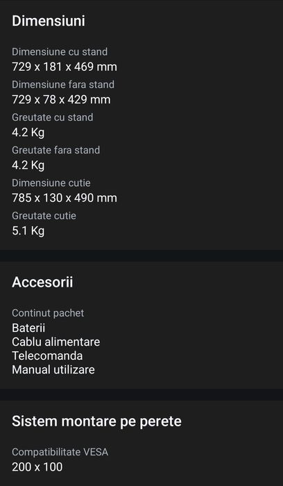 Televizor Star-Light LED 32DM6601 80 cm Smart HD sigilat