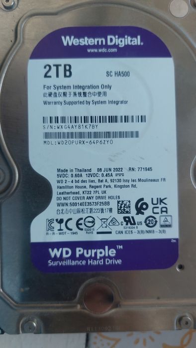 Продам Жесткий диск 2Tb