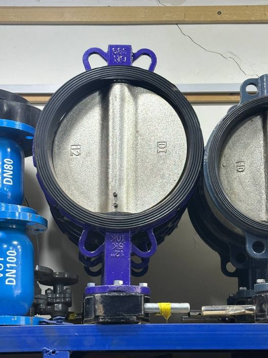 Затвор дисковый в Узбекистане.  Клапан . DN 50 , 100, 150, 250. 300