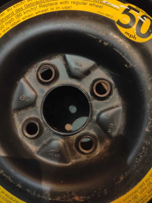 Резервна гума тип патерица 4х100