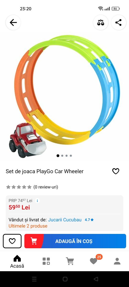Set de joaca PlayGo Car Wheeler