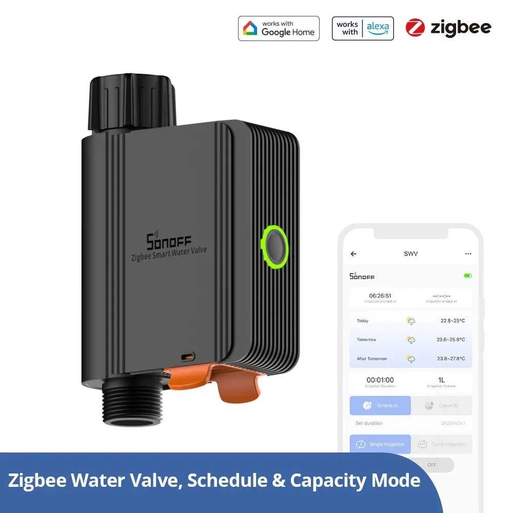 SONOFF BSP Zigbee Интелигентен Воден Клапан