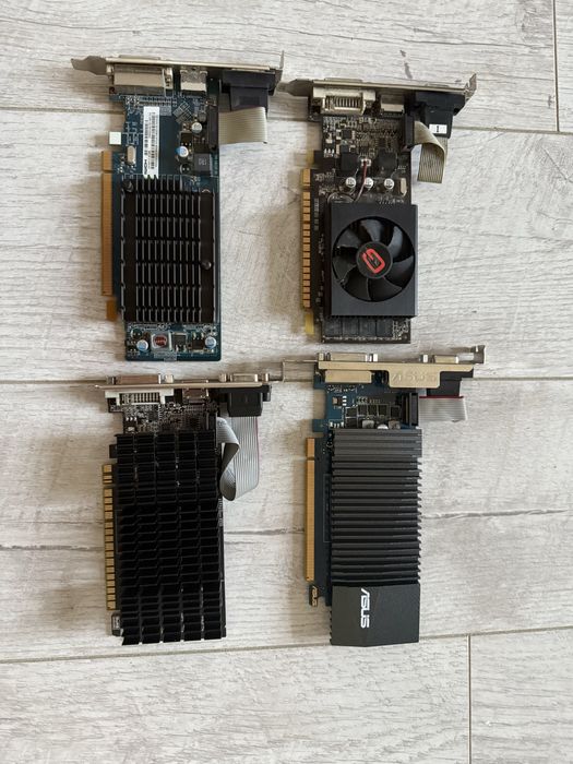 ASUS Gt710,GAINWARD GT 610,Inno 3D GF210, Radeon HD5450
