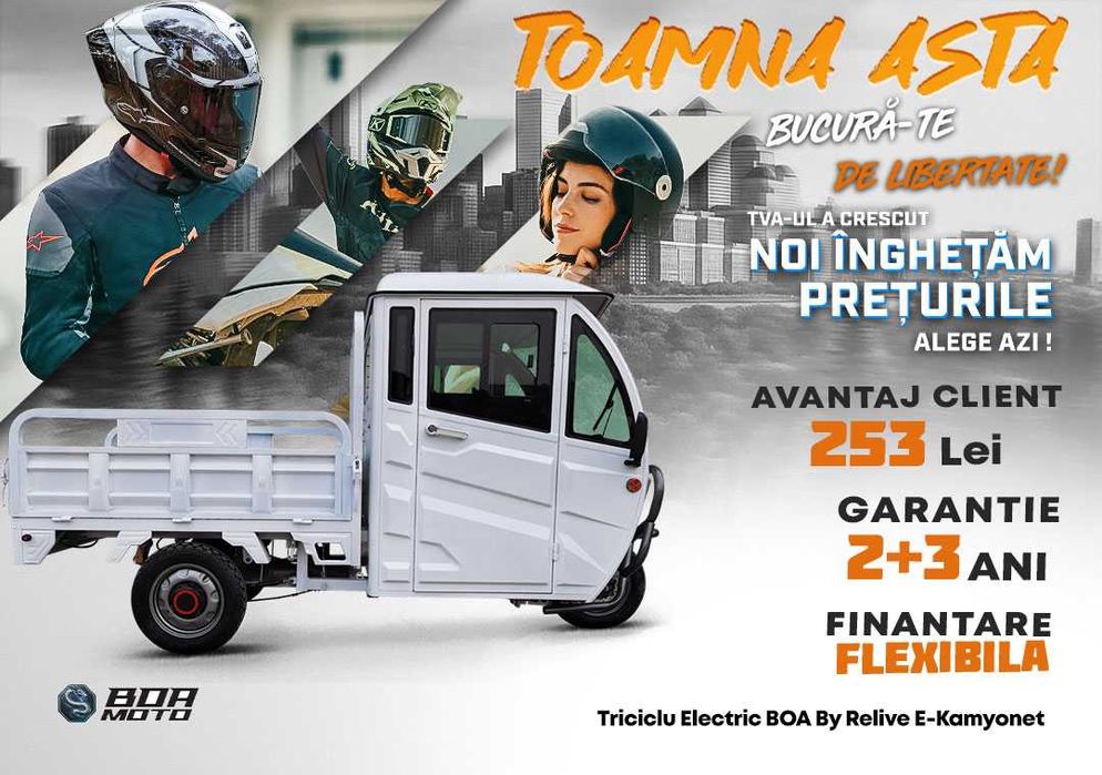 Triciclu Electric BOA By Relive E-Kamyonet