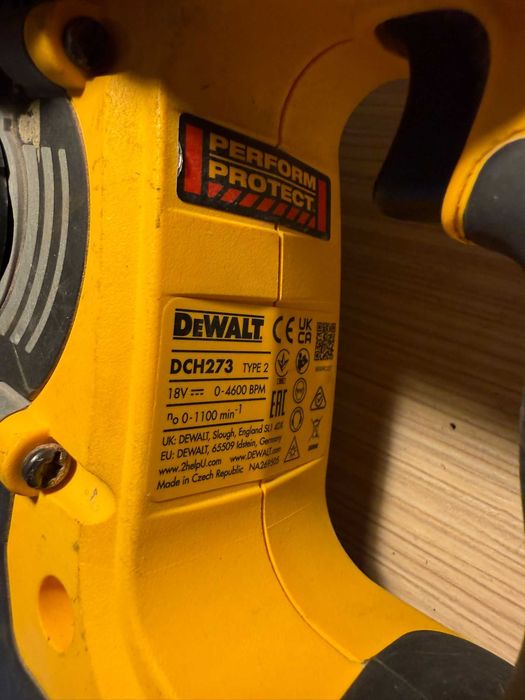 Ciocan rotopercutor DeWalt DCH273NT-XJ 18 V