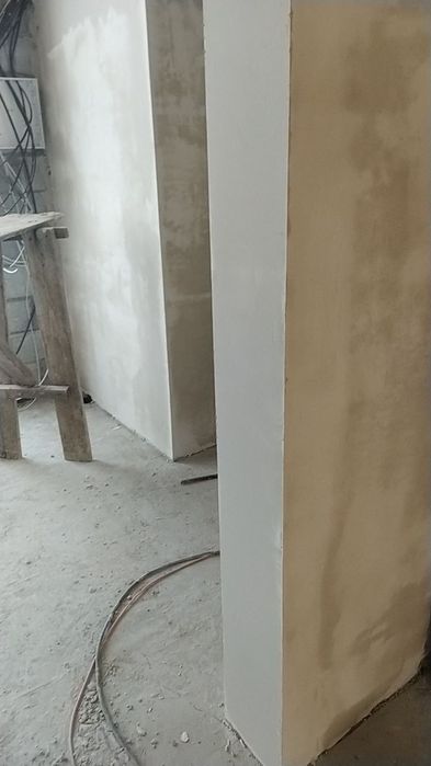 штукатарка гипсовая , стяжка под мояк, и плитки