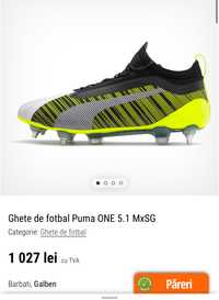 Ghete fotbal PUMA ONE, marimea 40,5