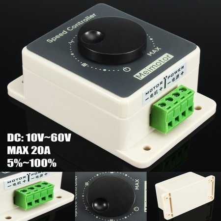 Controler de viteză DC 20A 12V 24V 48V. Nou ambalat!