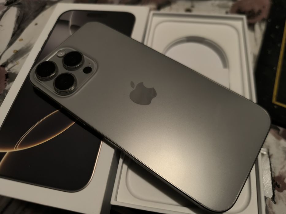 Iphone 16 Pro Max Natural Titanium,256gb, Impecabil,Neverlock,