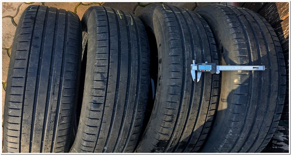 4 anvelope vara Falken Azenis 225 55 R 18 102W XL profil 7/6 mm DOT 23