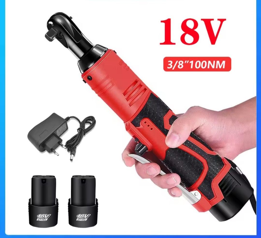 Акумулаторна тресчотка 100Nm, 18V, безчетков мотор!