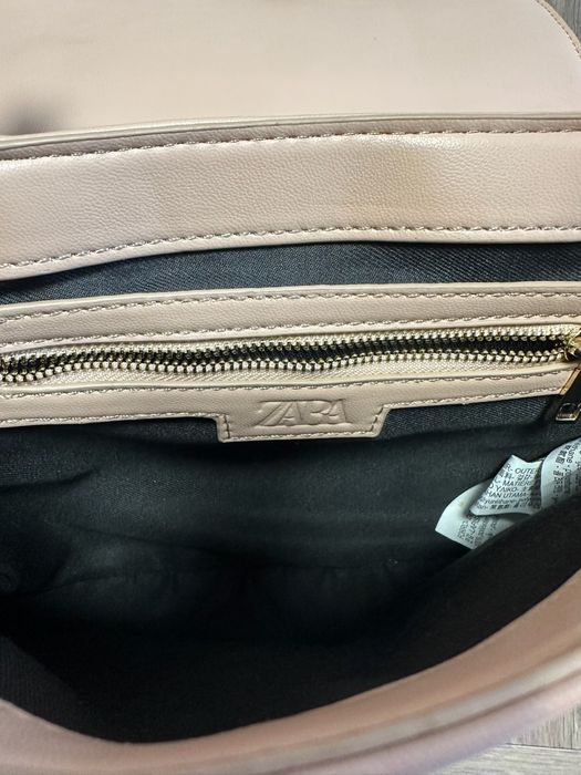 Дамска чанта Zara пепел от рози
