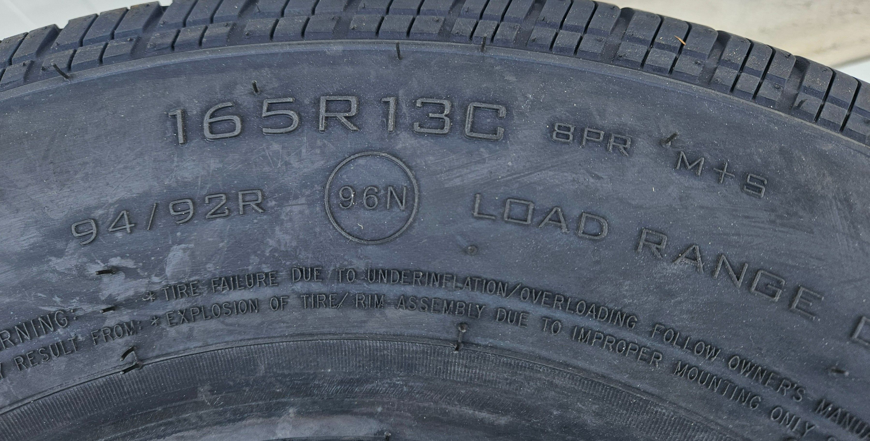 165 R13C (165/80 R13C) 96N, Event ML605, Anvelope remorca M+S