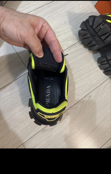 Prada Cloudbust Thunder trainers.