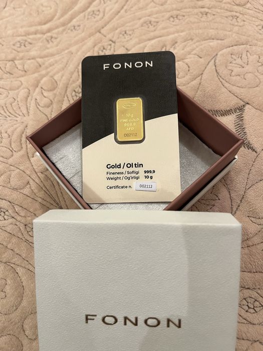 10 гр 999 золото от фонона, новые