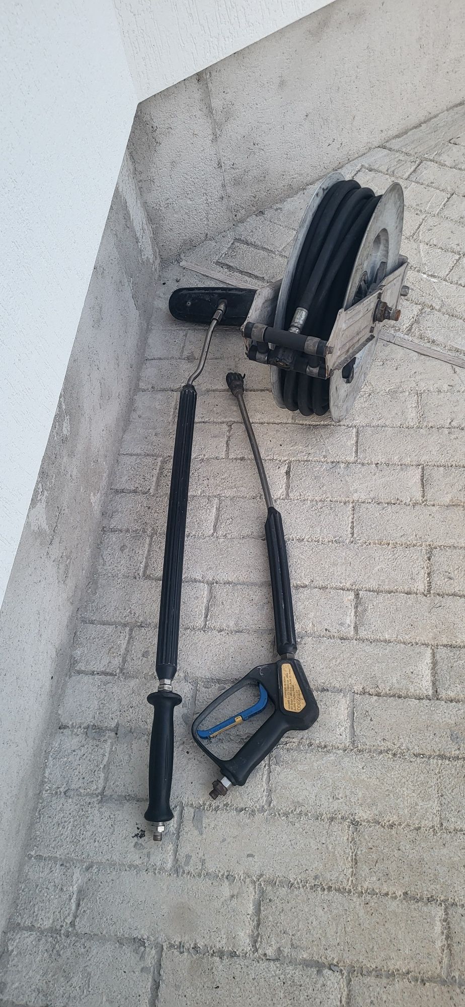 Tambur furtun de Spălare - 15 m - 160 bar
