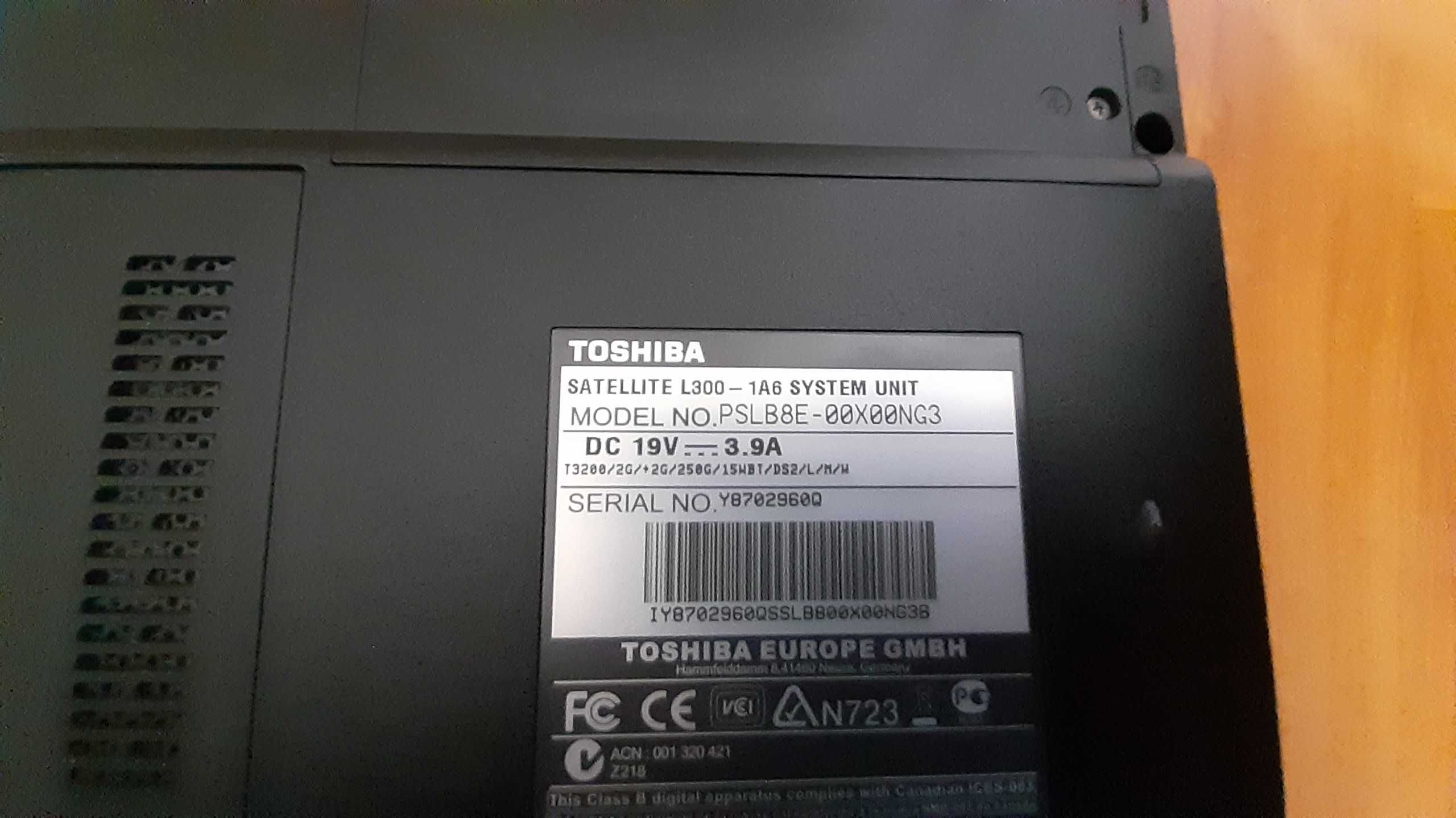 Лаптоп Toshiba Satellite L300-1A6