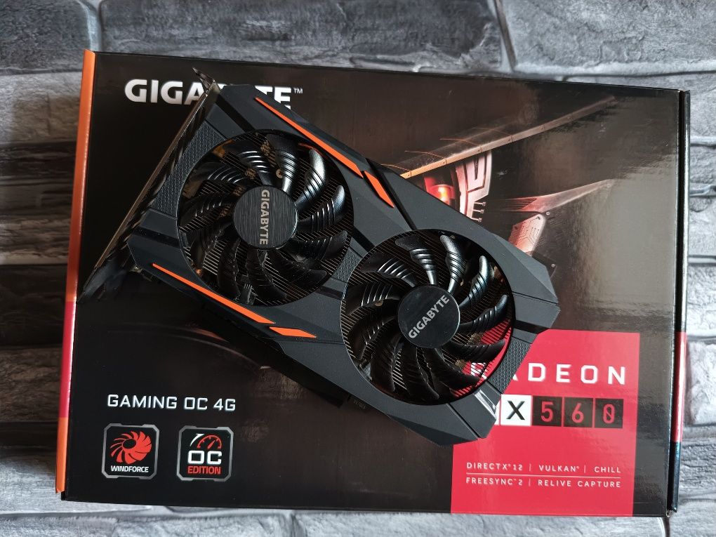 Видео карта RX 560 4 GB за 300-400W захранване