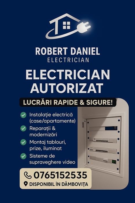 Electrician – Instalații electrice corecte, sigure și durabile!